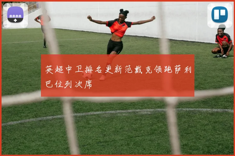 英超中卫排名更新范戴克领跑萨利巴位列次席